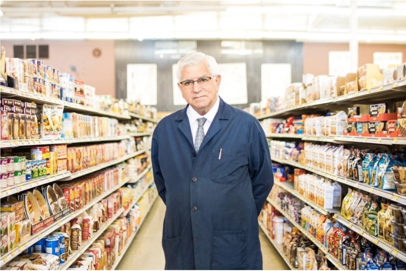 Darrell Corti in the store